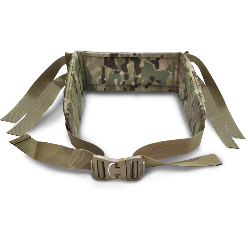 USGI GEAR MultiCam Military Medium Backpack Molle Waistbelt – Medium Pack Heavy Duty Backpack Waistbelt Compatible with Army Rucksack – MultiCam US Military Attachment Waist belt