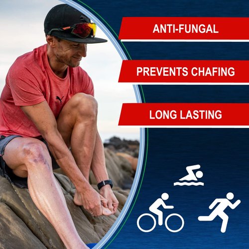Squirt Barrier Balm for Chafing Relief - Body Anti Chafe Balm for Cycling & Endurance Sports - Water & Sweat Resistant Anti Chaffing Cream for Men & Women - Skin Friction Defense - 10 x 6g Sachets