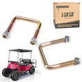 10L0L Golf Cart Rear Spring U Bolt for EZGO TXT 1994-up Electric & Gas, Includes Nuts, OEM# 72124G01 72618G01 72029G01, 2 PCS