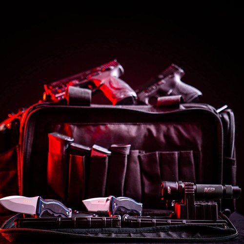 Smith & Wesson M&P Officer Tactical Range Bag with Weather Resistant Material for Shooting, Range, Storage and Transport