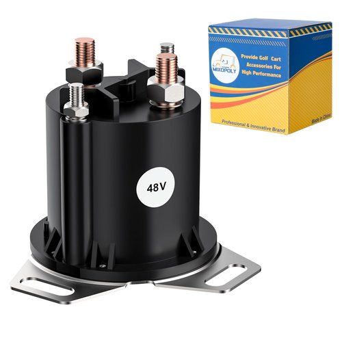 Mixopoly Golf Cart Solenoid Assembly 48V 4 Terminal 150A for EZGO RXV Electric 2016-up, Heavy Duty Starter Solenoid Replace OEM 649373 649371 624317 649374