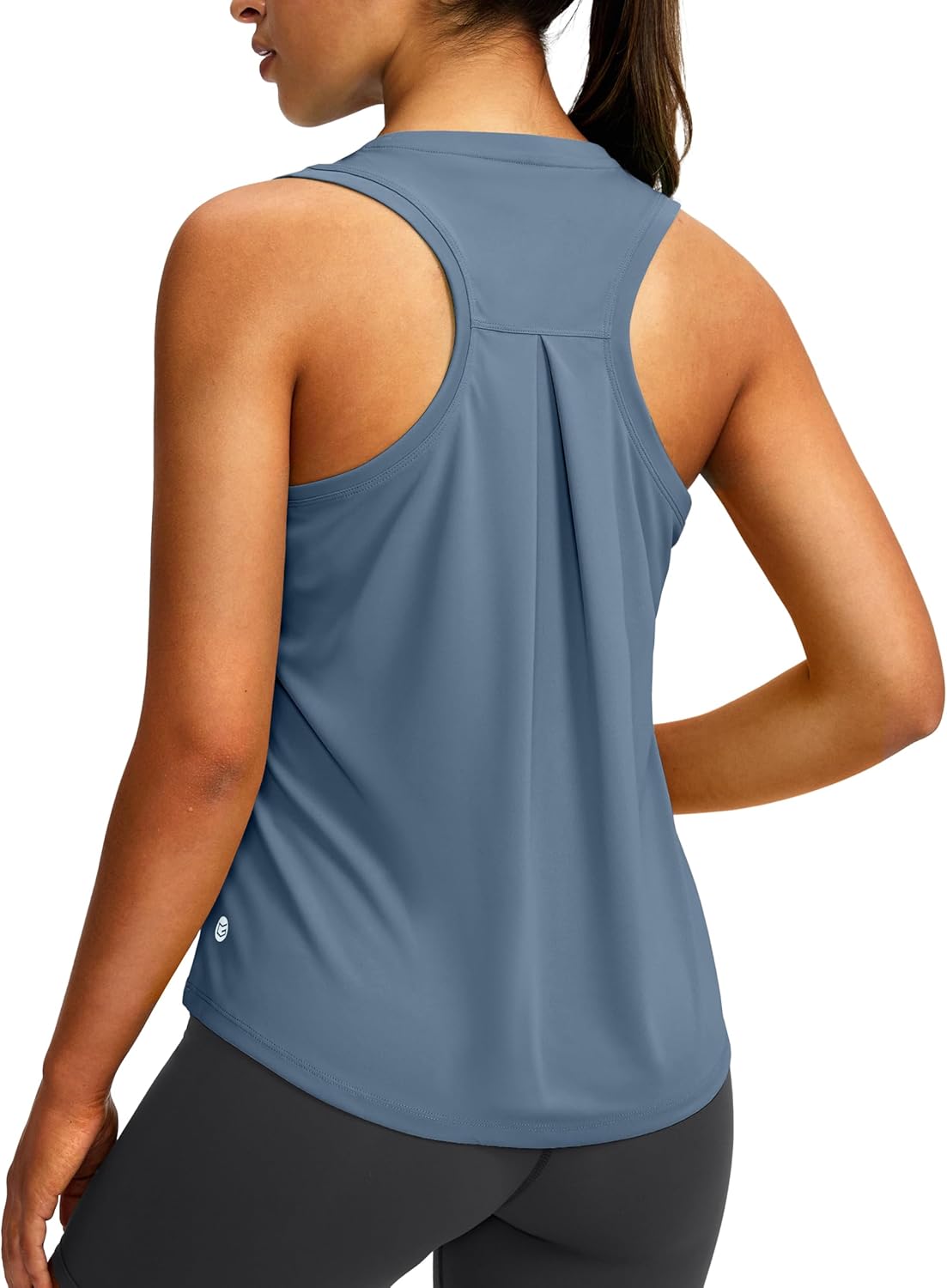 Skiennix Women's Racerback Workout Tank Top - Sleeveless Loose Fit Yoga & Running Gym Shirt