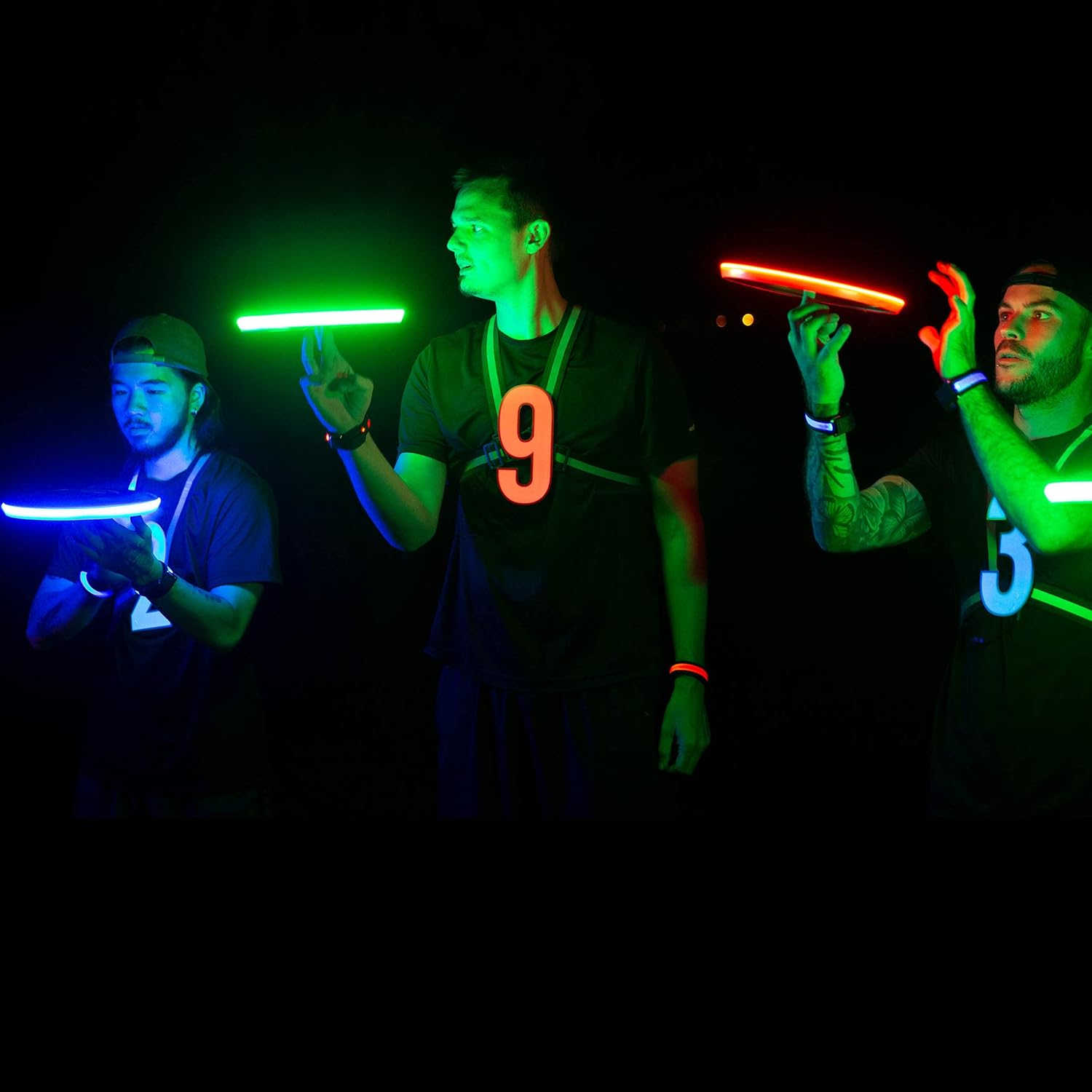 TOSY Flying Disc - Super Bright RGB LED Light-Up Toy | Rechargeable & Waterproof, Perfect for Kids & Adults