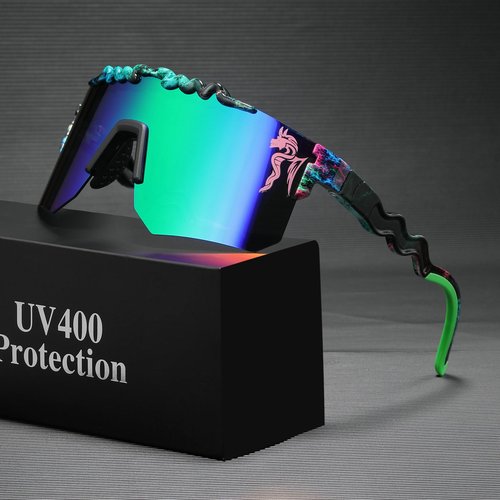 RICONE Two Sizes for Adults and Youth Baseball Sunglasses Polarized UV400 Boys Girls Men Women Sports Cycling Glasses Outdoor - QA30