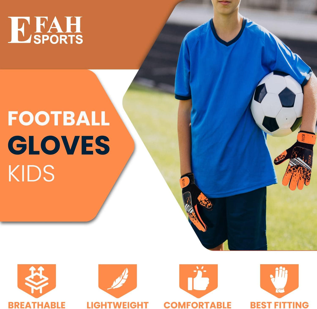 Regine Soccer Goalkeeper Gloves - Strong Grip for Kids & Youth | Perfect for Football