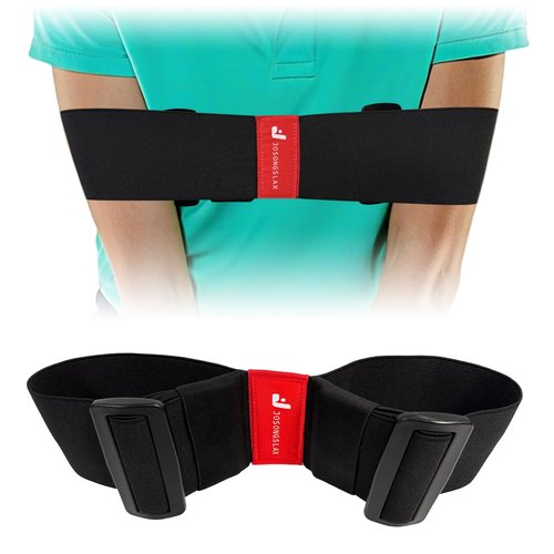 Josongslax Golf Swing Trainer Aid, Adjustable Elastic Swing Correcting Arm Band, Golf Practice Accessories to Fix Chicken Wing, Golf Training Equipment Gifts for Golfers, Beginners and Players