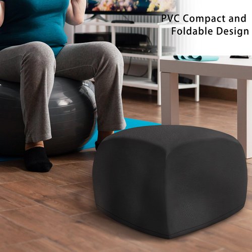 TOCCOOL Under Desk Elliptical Machine Cover, Waterproof Dustproof Protective for Under Desk Elliptical & Leg Exerciser, Compatible with YOSUDA YSD-ME & ANCHEER Models (Black)