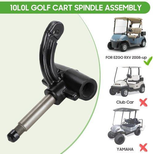 10L0L Golf Cart Driver Side Spindle Assembly Compatible with EZGO RXV 2008-up Golf Cart Model, Replace OEM# 607413, 601413