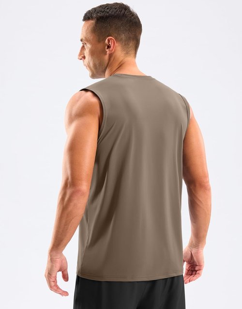 G Gradual Men's Workout Tank Top - Moisture-Wicking Sleeveless Muscle Shirt for Gym & Summer Casual Wear