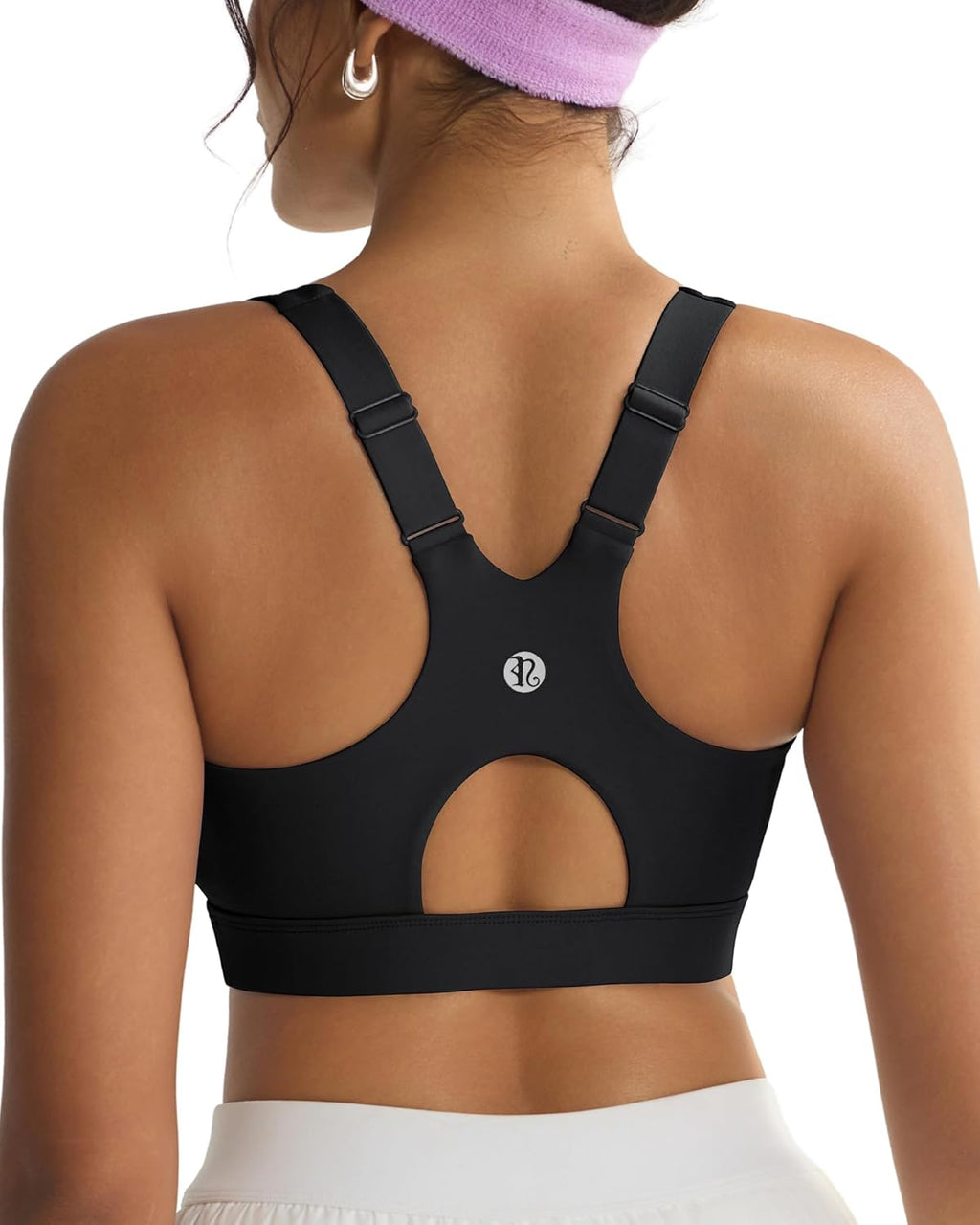 RUNNING GIRL Sports Bra - High Impact Support with Adjustable Straps & Sewn-In Pads | Women's Activewear