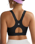 RUNNING GIRL Sports Bra - High Impact Support with Adjustable Straps & Sewn-In Pads | Women's Activewear