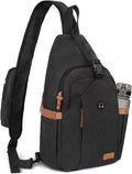 OSOCE Sling Bag for Men - Anti-Theft Crossbody Backpack | Waterproof Canvas for Travel & Hiking