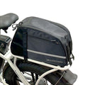 AlveyTech XL 12-Liter Bike Bag for Rear Rack on Bicycle - 12L Water Resistant Storage Trunk Bags for Bicycles, Cargo Carrier Mounts on Seat Post or Frame Racks on Back of Bikes, with Shoulder Strap