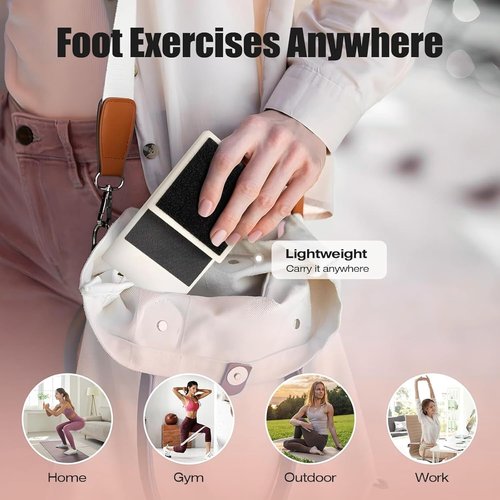 Ankle Balance Board - Foot Trainer & Strengthener Set for Posture Correction | Single Foot Design