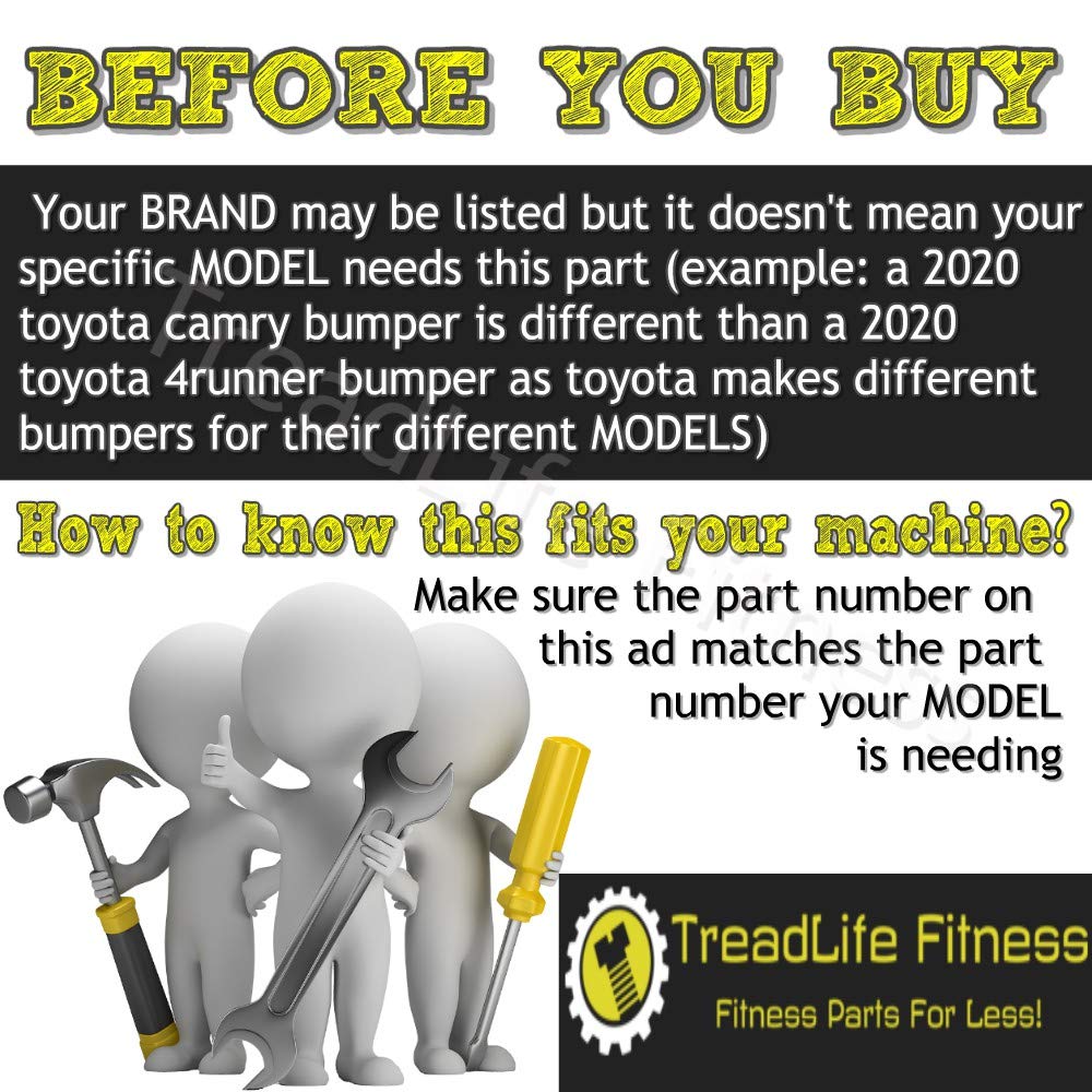 TreadLife Fitness Drive Belt - Compatible with Proform Treadmills - Part Number 220769 - Comes with Free Treadmill Lube!!