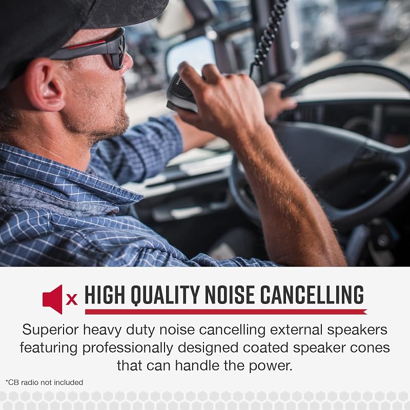 Cobra HG S300 External Noise-Canceling Speaker - One Size