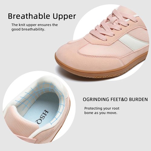 HSQ Women's Minimalist Barefoot Shoes - Zero Drop Sole for Comfort | Wide Width Walking Sneakers
