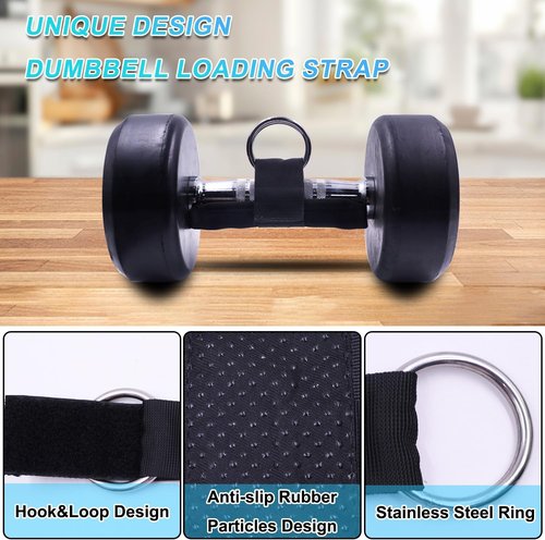 J Bryant Loading Dumbbell Strap - Enhance Your Dip Belt & Squat Workouts | Weightlifting Accessory