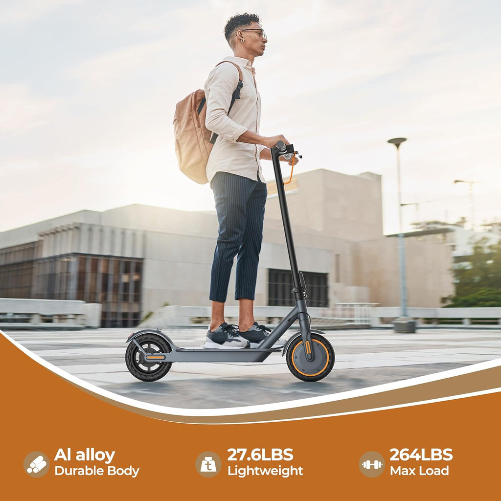 Skiennix Electric Scooter for Adults - Dual Suspension, 350W Motor, 19/22 MPH, 23/31 Miles Range