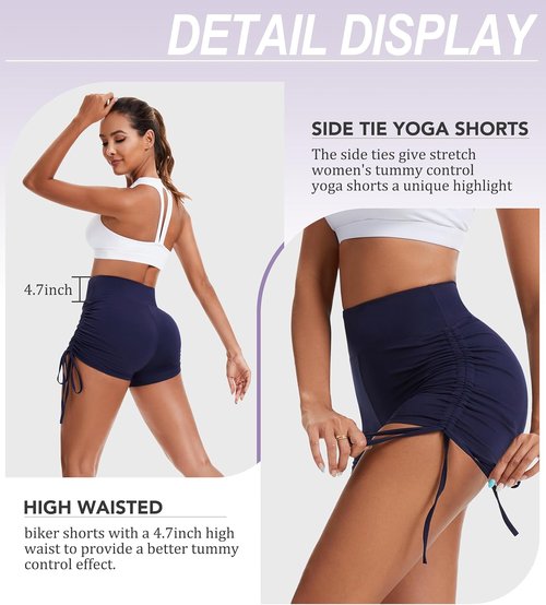 FULLSOFT High Waisted Biker Shorts - Tummy Control Spandex for Yoga, Cycling & Workouts | Athletic Wear