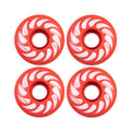 Rollerex Phaser 92A 54mm Skateboard Wheels 4-Pack Durable 32mm Width Cruiser Wheels for Skateboards – Smooth Ride & Easy Installation (Rocket Red)