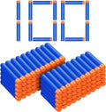 Nerf - Refill Darts Bullets for N-Strike Elite Series Blaster - 100 Premium Foam Bullets (Blue)
