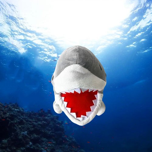 Golf Club Head Cover Funny Cartoon Golf Animal Wood Pole Set Suitable for 460 cc (Shark)