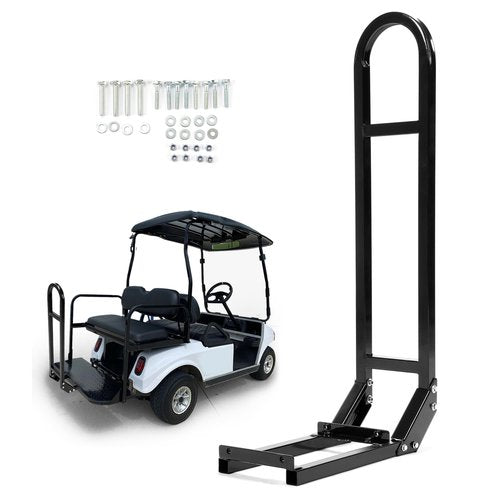 ECOTRIC Universal Golf Cart Rear Seat Safety Grab Bar Safety Seat Handle Rail Handles for Yamaha Club Car EZGO TXT DS Golf Cart Accessories