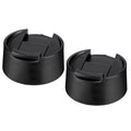 Prurex Replacement Flip Lid for Hydro Flask Wide Mouth, Water Bottles Accessories for 12-64 oz 2.28" Wide Mouth Sport Bottles(Black 2 Pack）