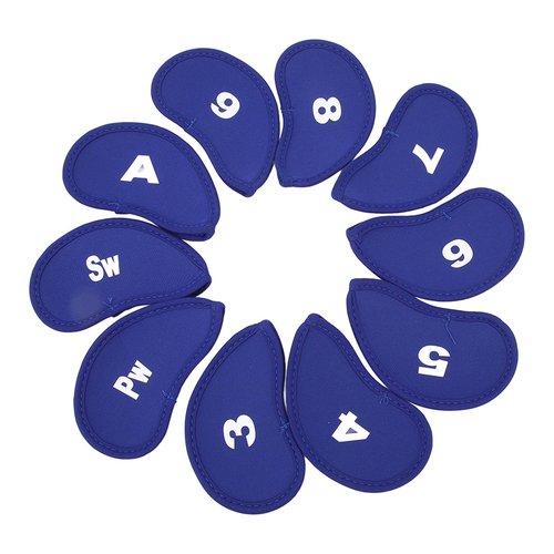 Luqeeg Number Neoprene Iron Covers Set, 10PCS Iron Covers, Iron with Number Iron Rod Sleeve Sleeve Protective Case Suitable for Most Clubs