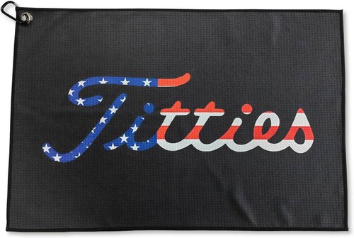 Syren Premium Funny Microfiber Towel with Clip Holder - Exclusive Golf Accessory for a Fun Golfing Experience