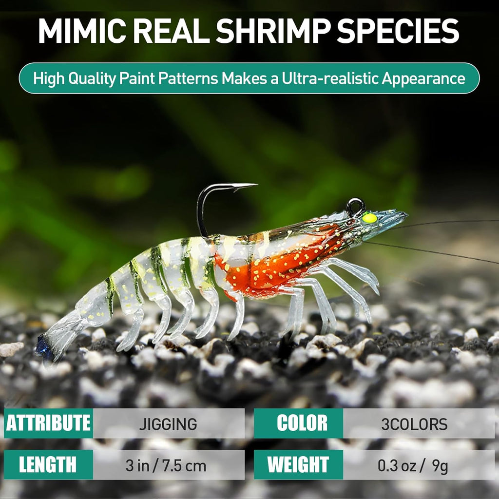 TRUSCEND Easy Catch Pre-Rigged Soft Fishing Lures, Super Durable TPE Swimbaits for More Bite, Well-Made Premium Fishing Gifts for Bass Crappie Trout Walleye, Saltwater Freshwater Baits Keep Separately