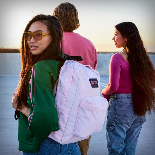 JanSport SuperBreak One Backpacks - Durable, Lightweight Bookbag with 1 Main Compartment, Front Utility Pocket with Built-in Organizer - Premium Backpack, Screen Static