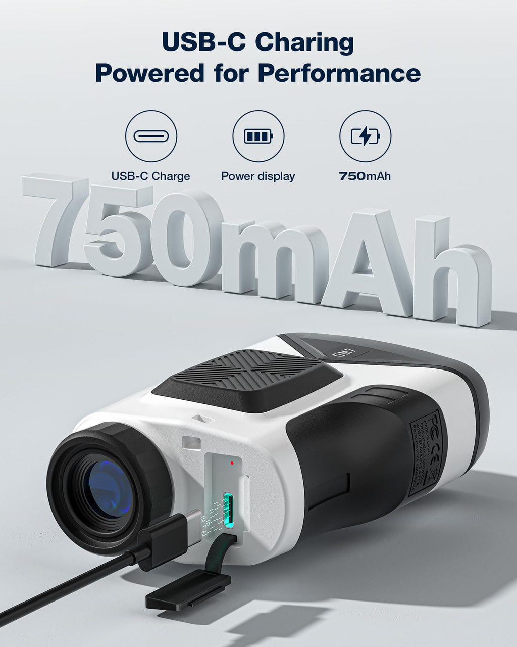 TAKENJOY Golf Rangefinder with Slope, 7X Magnification Golf Range Finder, 1200 Yards Range Finder Golf, Magnetic Laser Rangefinder with IP54 Waterproof, Rechargeable and Flag Pole Locking Vibration