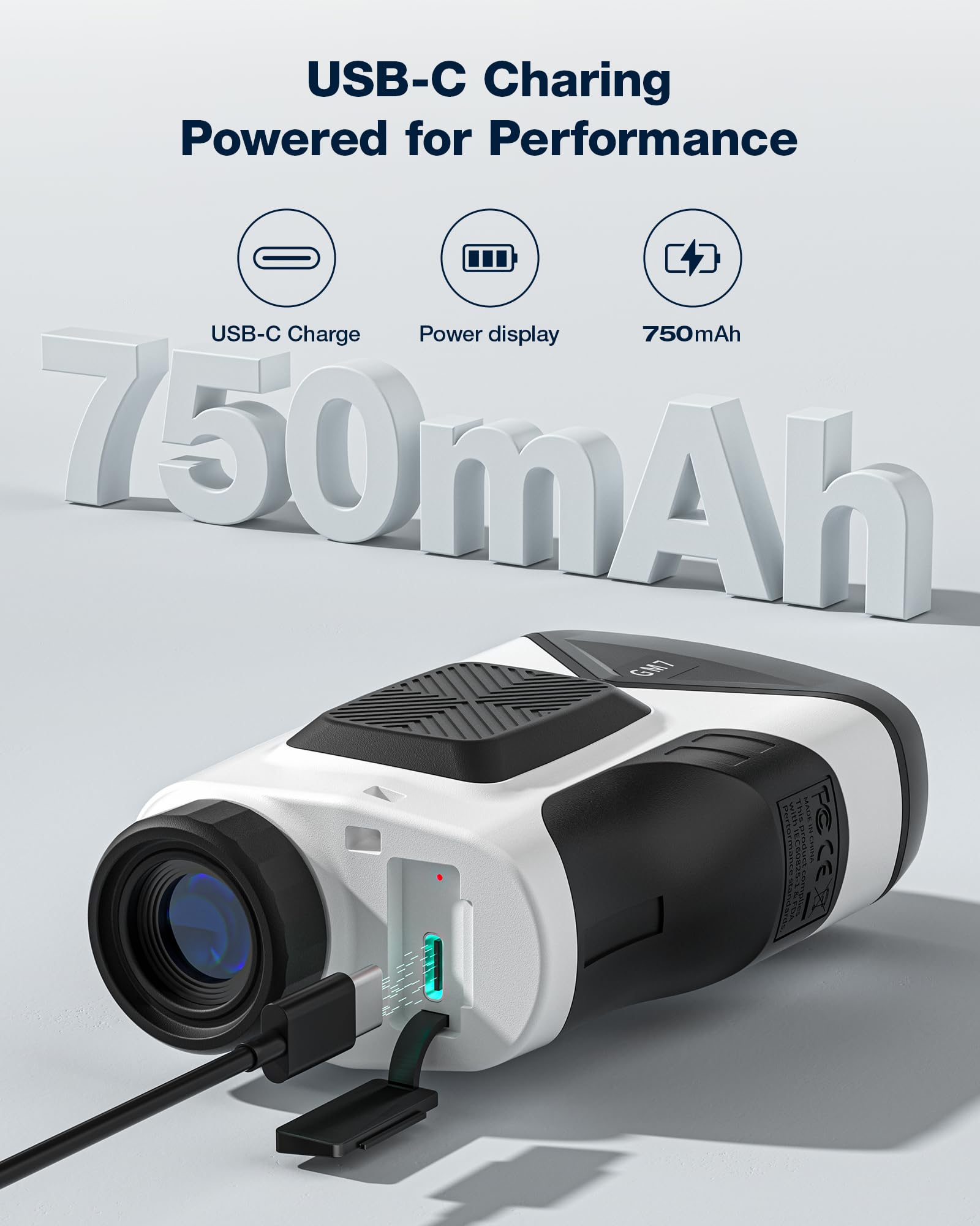 TAKENJOY Golf Rangefinder with Slope, 7X Magnification Golf Range Finder, 1200 Yards Range Finder Golf, Magnetic Laser Rangefinder with IP54 Waterproof, Rechargeable and Flag Pole Locking Vibration