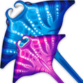 **SGftre Butterfly Delta Octopus Kites - Easy to Fly 3-Piece Set for Kids & Adults | Manta Ray Colors (Blue, Pink)**