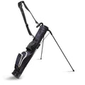 Sunday Stand Bag | Lightweight Carry Golf Bag with Speed Handle, Padded Strap, and Pocket for Driving Range, Par-3, and Executive Courses (Black)
