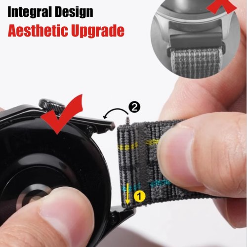 SUGARJAR 22MM Sport Nylon Bands for COROS PACE 3/APEX PRO/2 PRO/APEX 46mm for Women Men