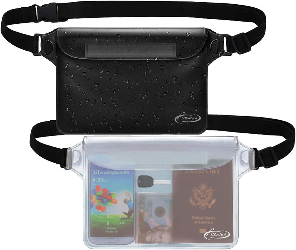 AiRunTech Waterproof Fanny Pack - Dry Bag for Phone, Passport & Wallet | Ideal for Travel & Water Activities