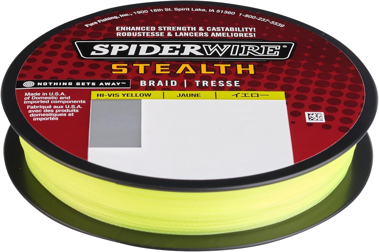 SpiderWire Stealth Braid Fishing Line - High Sensitivity & Strength | 300 Yards, Green