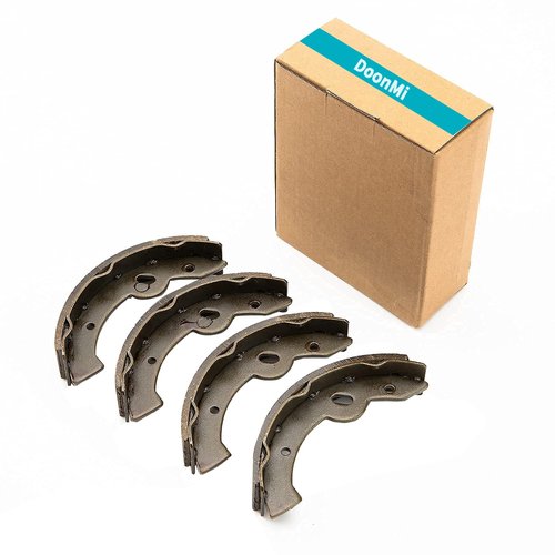 DoonMi Golf Cart Replacement Brake Shoes Set for EZGO YM Golf Cart Yellow OEM#27943G01 70794G01 70795G01