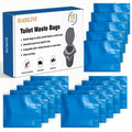 HAOSLINE 15 Pack Toilet Waste Bags Leak Proof Double Bag Design & Absorbent Pad- Great for Camping,RVing, Hiking, or Boating -Portable Toilet Bags Fit 5-gallon Buckets and Portable Toilets