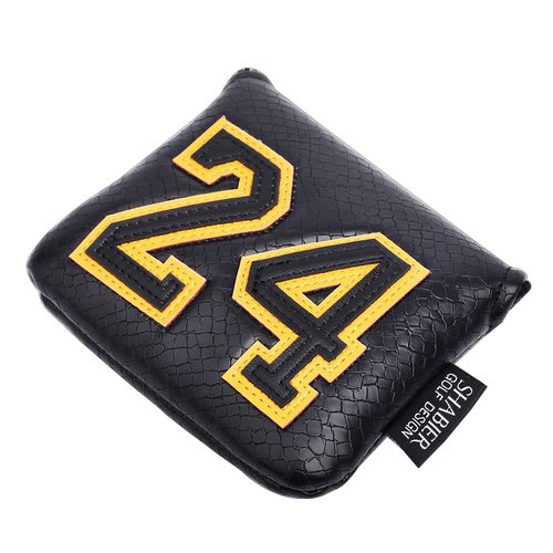 SHABIER Golf Large Mallet Headcover for Taylormade MySpider X Putter, MySpider Tour Putter (Black 24 KB Design)