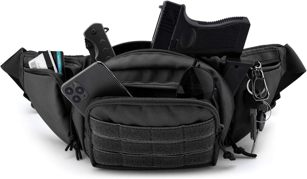 Tactical Pistol Pouch - Ultimate Fanny Pack Holster for 1911, Glock, H&K & More | Versatile Carry Solution