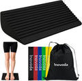 Calf Stretch Board - Slant Board for Effective Calf Stretching & Relief from Plantar Fasciitis | Includes 5 Resistance Bands & Carry Bag