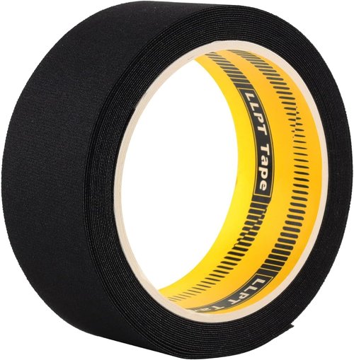 LLPT Wetsuit Repair Tape - Iron-On Seam Sealing Patch for Neoprene | Waterproof 1.6” x 16.5 Ft - Black