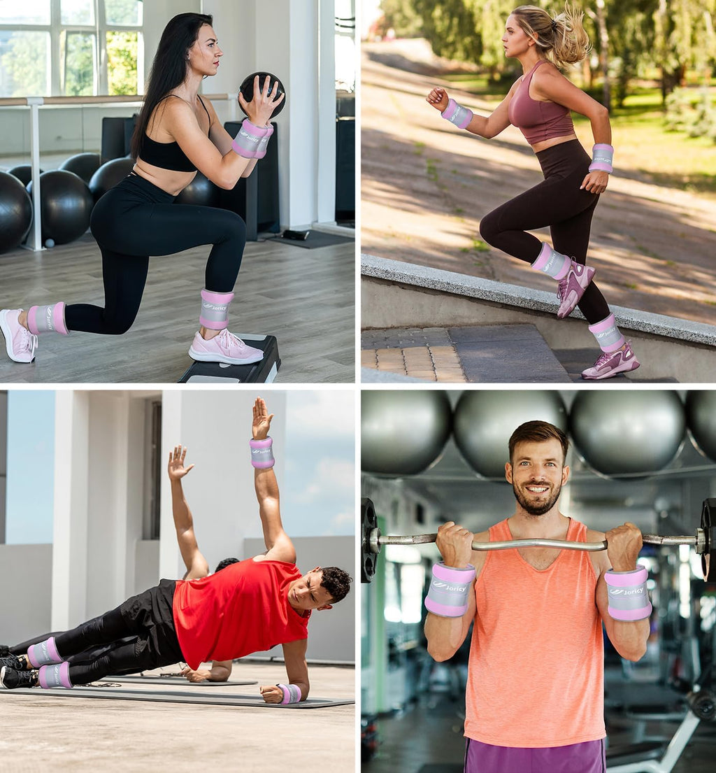 Skiennix Ankle Weights - Adjustable 1-20 LBS for Enhanced Strength Training | Ideal for Fitness & Therapy