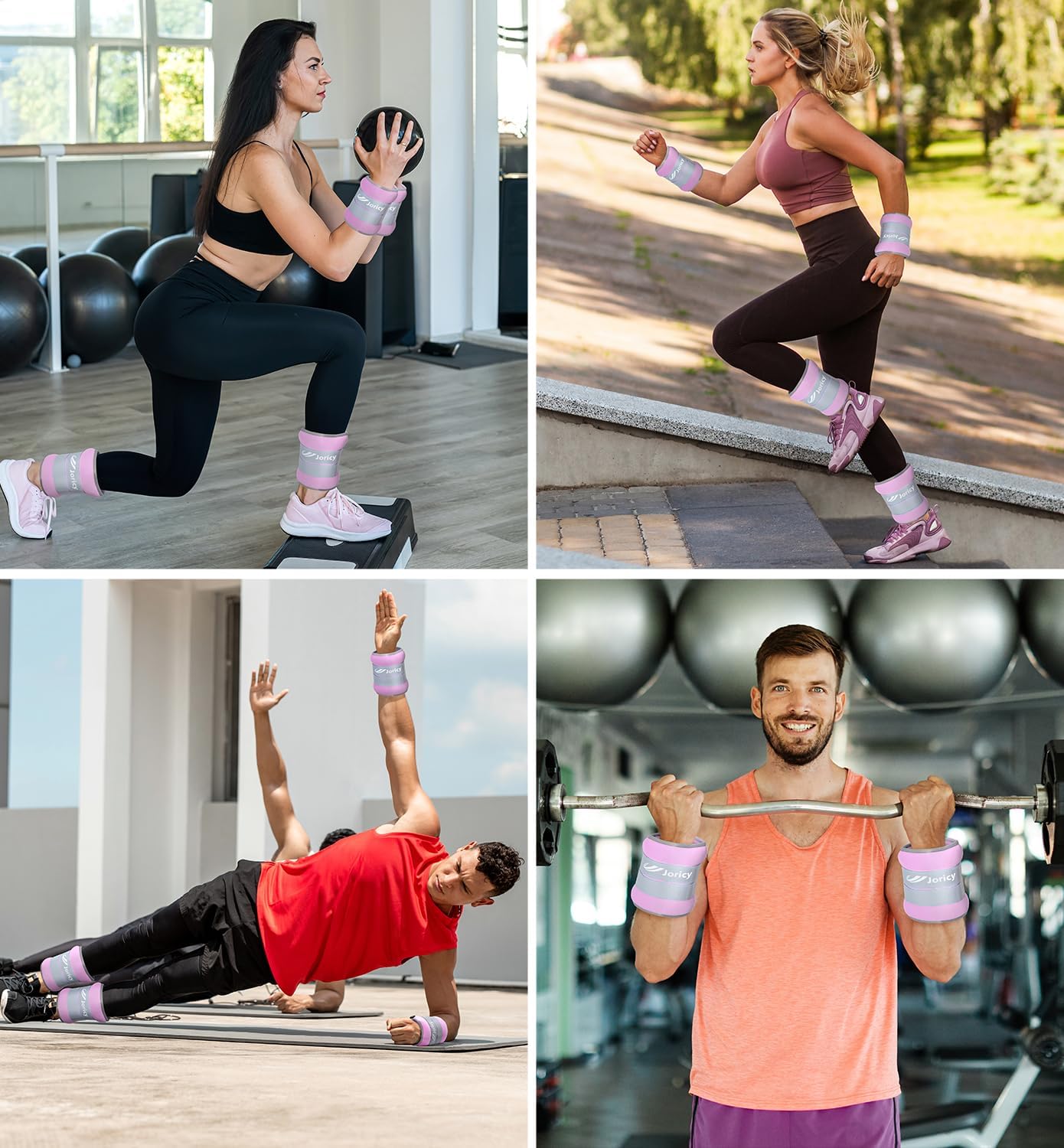 Skiennix Ankle Weights - Adjustable 1-20 LBS for Enhanced Strength Training | Ideal for Fitness & Therapy