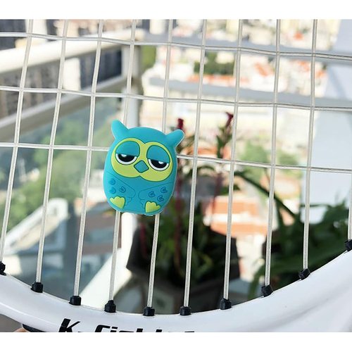 FKYzixeh Tennis Racket Dampeners, Tennis Racket Shock Absorber, Cute Pattern Tennis Accessories (6 pcs Cute Animal)