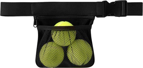 d'yallee tennis bag for 6 packs (ball holder-black)